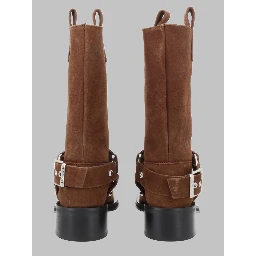 STIVALETTO BIKER IN SUEDE