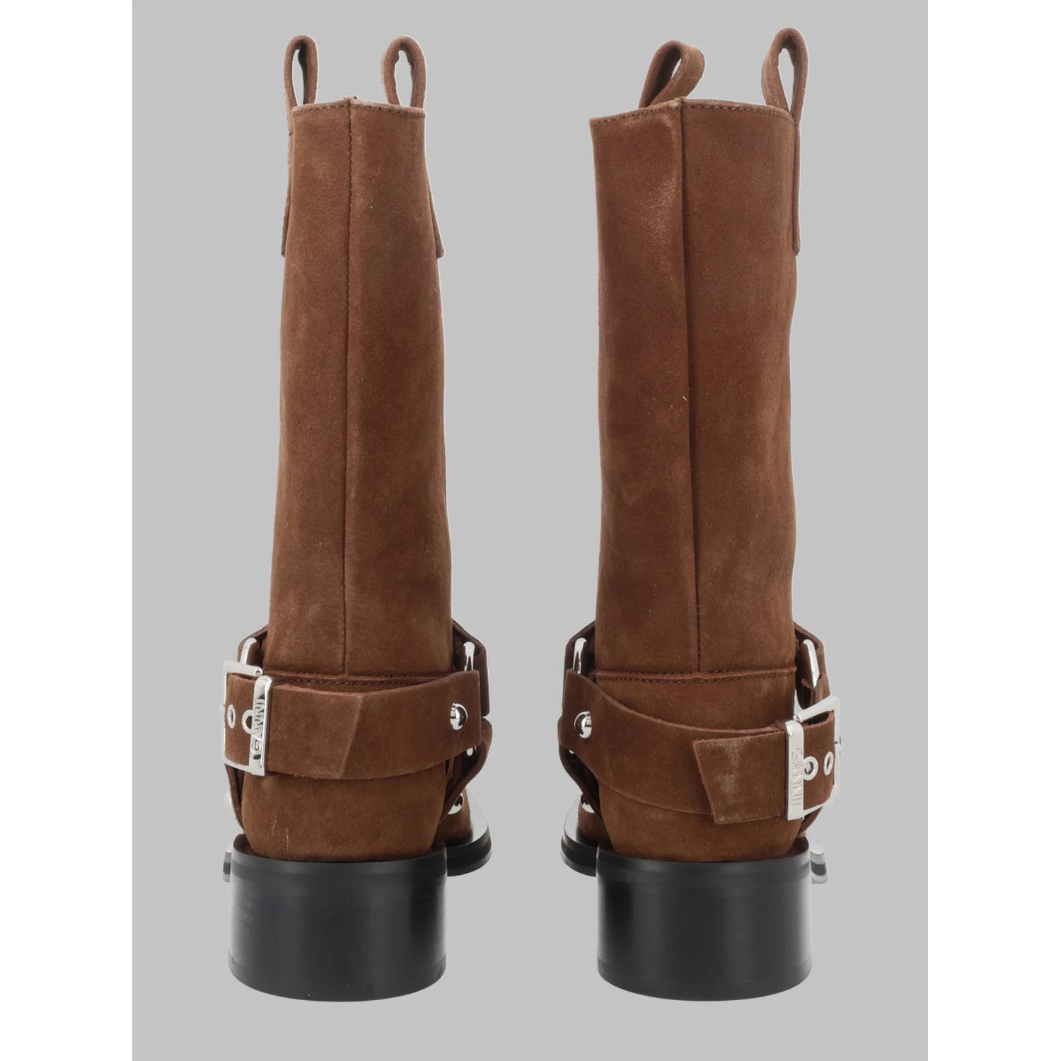 STIVALETTO BIKER IN SUEDE