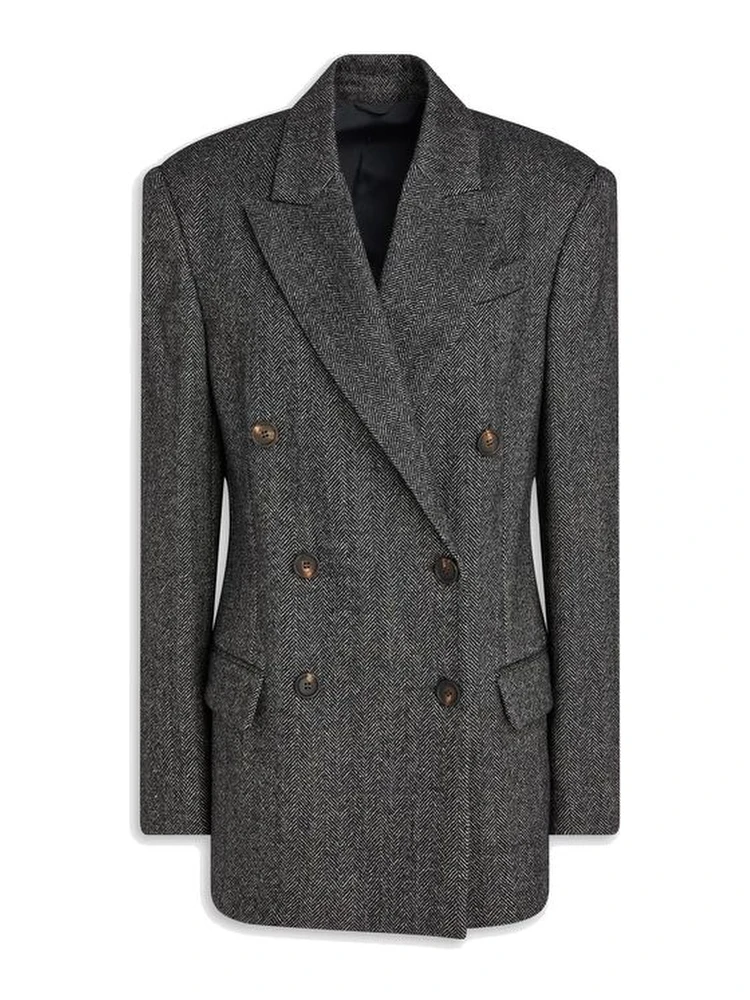 Black Elastane Blazer