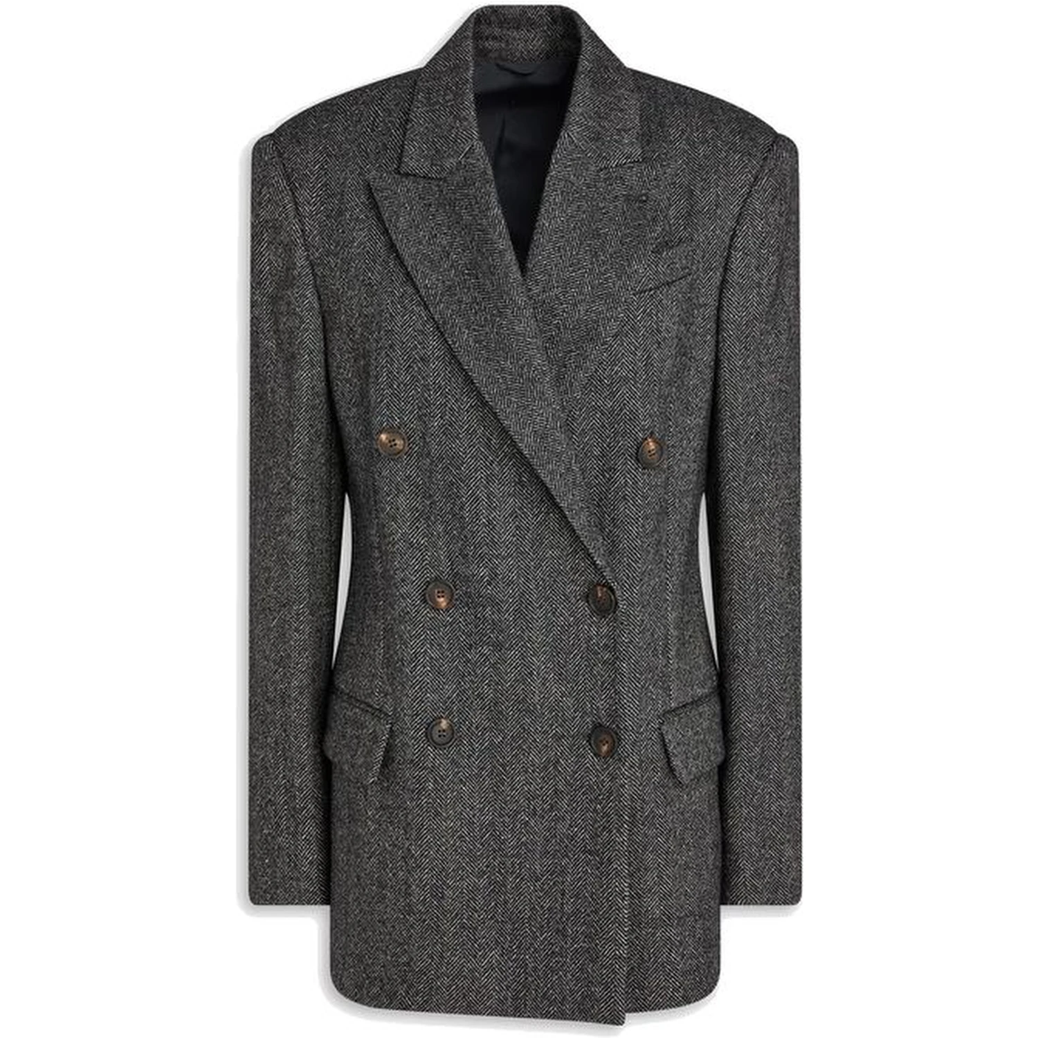 Black Elastane Blazer