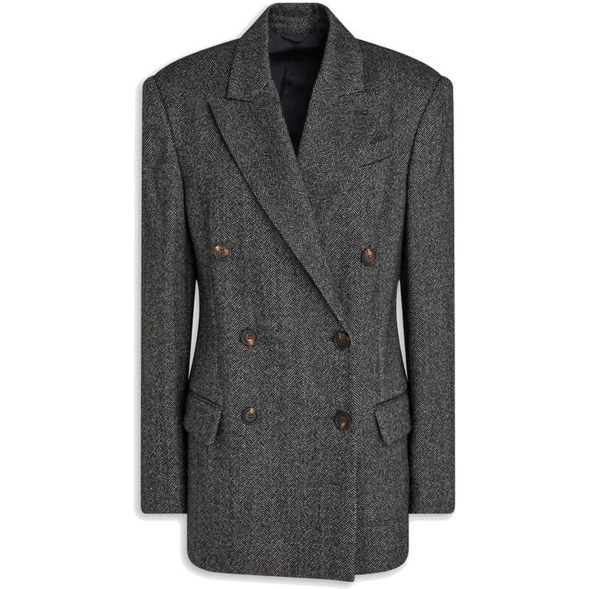Black Elastane Blazer