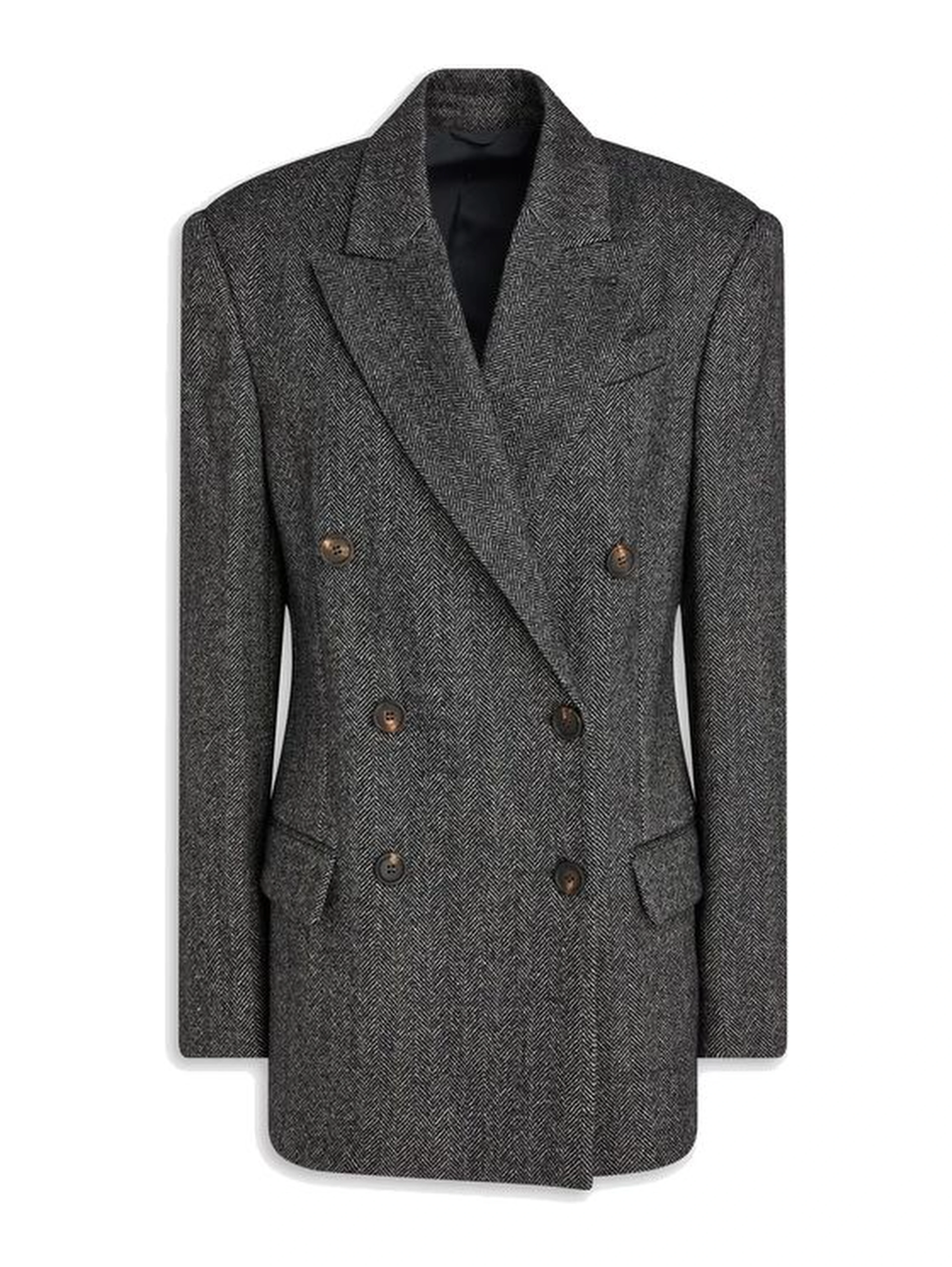 Black Elastane Blazer