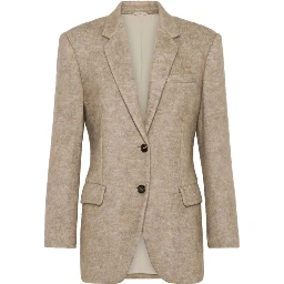 Beige Cashmere Blazer