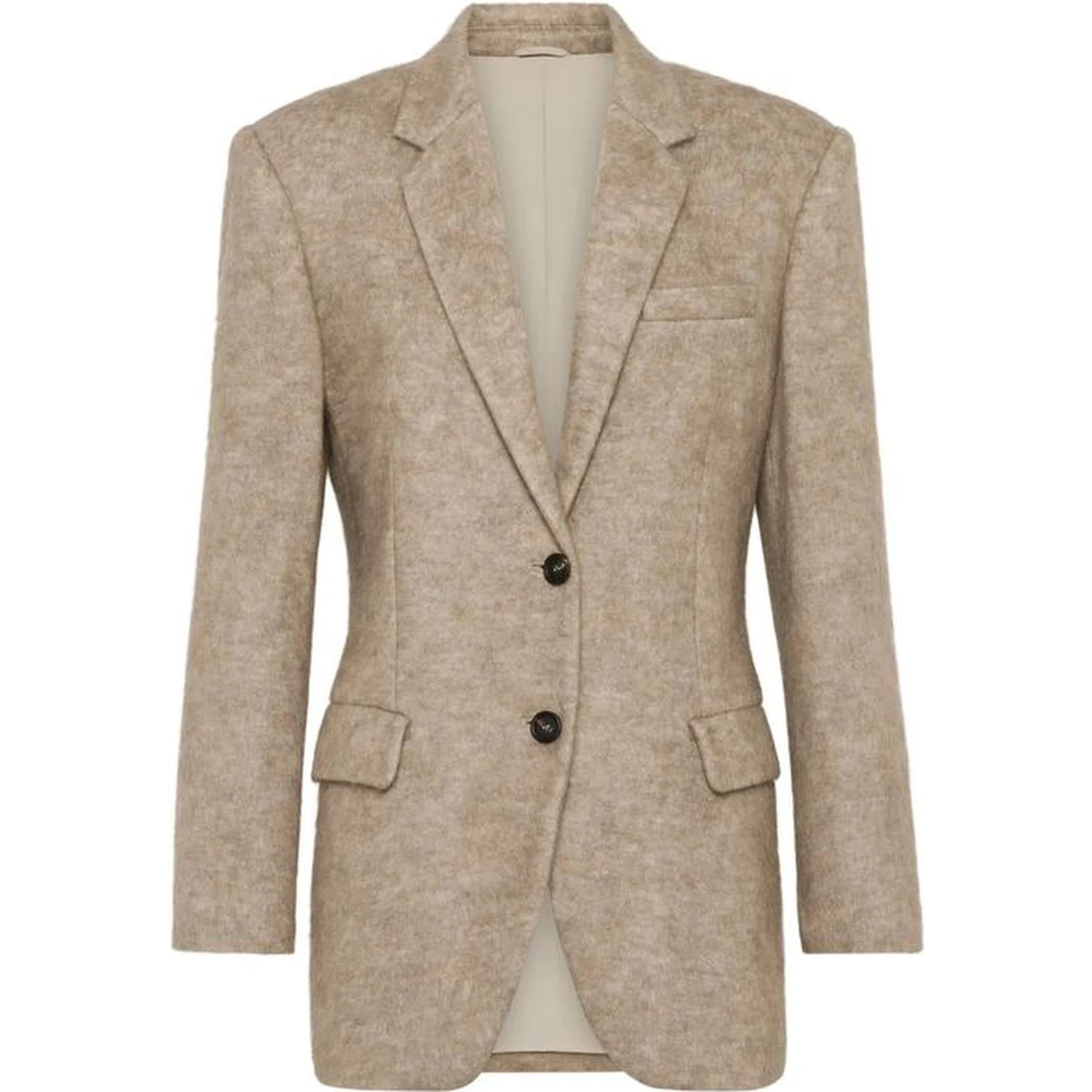 Beige Cashmere Blazer