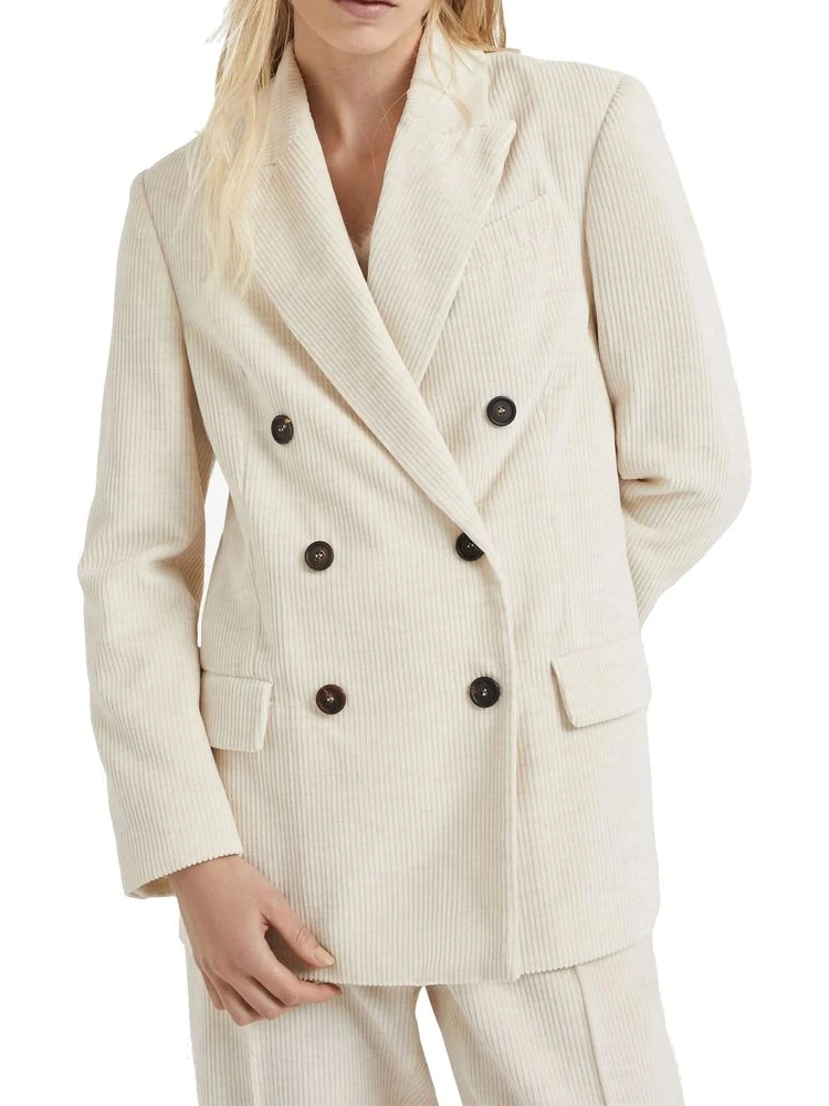 White Cotton Blazer alternative