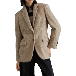 Beige Cashmere Blazer