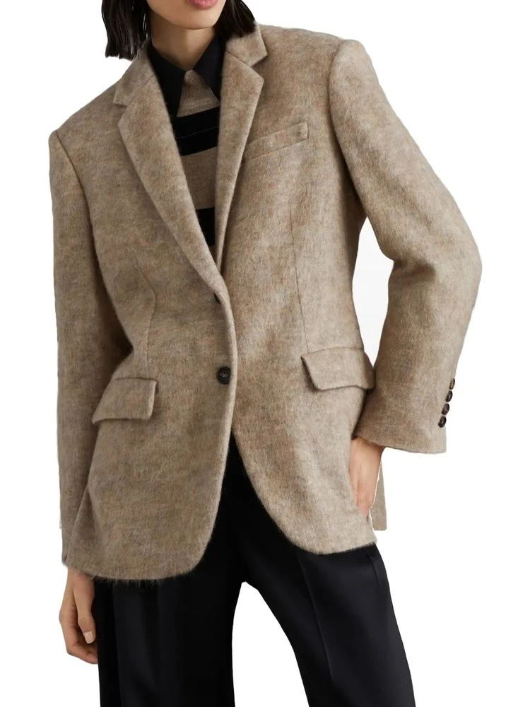 Beige Cashmere Blazer alternative