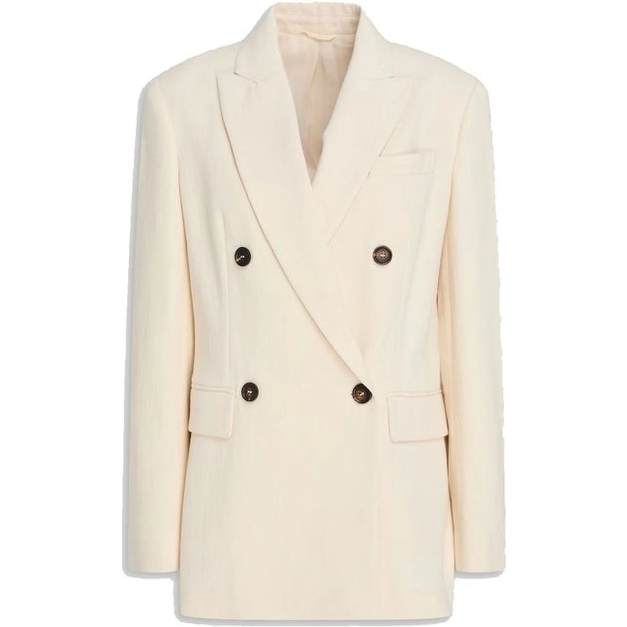 White Cotton Blazer