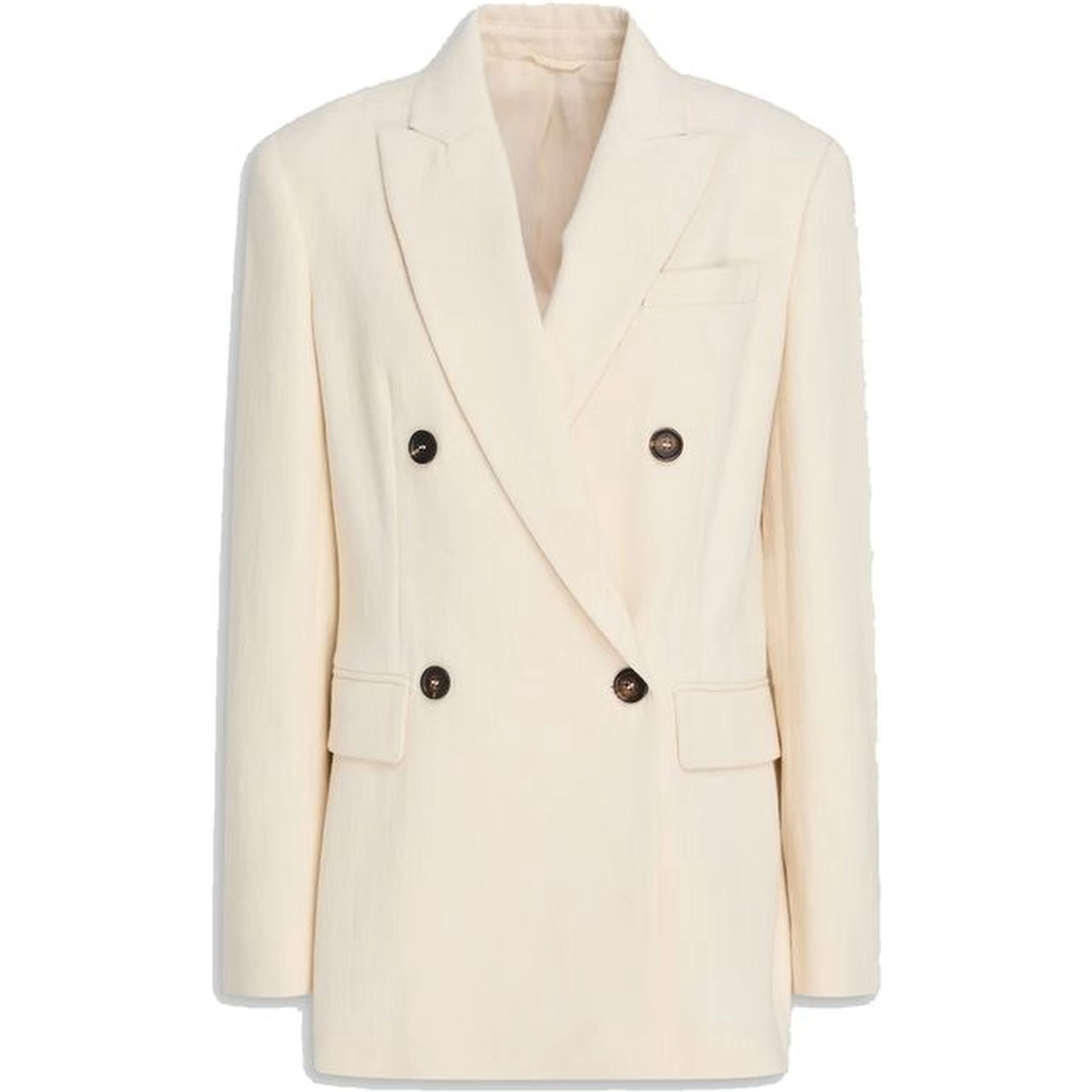 White Cotton Blazer