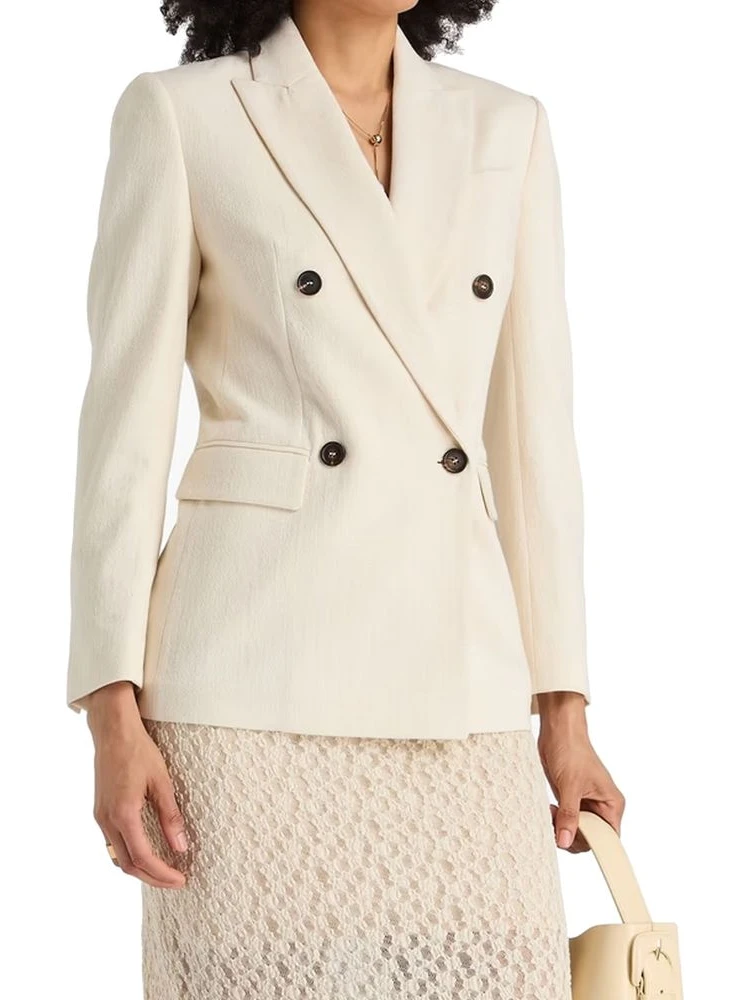 White Cotton Blazer alternative