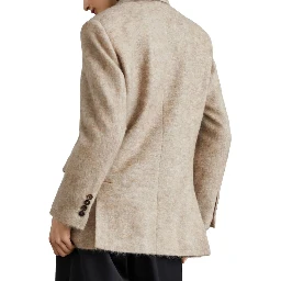 Beige Cashmere Blazer