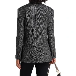 Black Elastane Blazer
