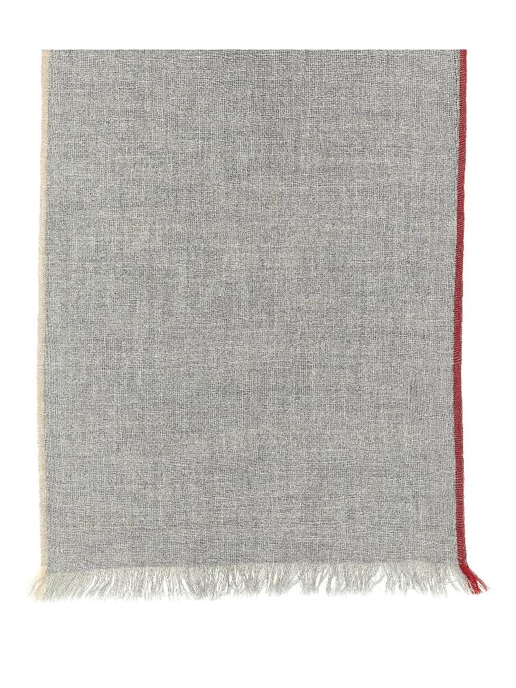 Gray Virgin Wool Scarf alternative