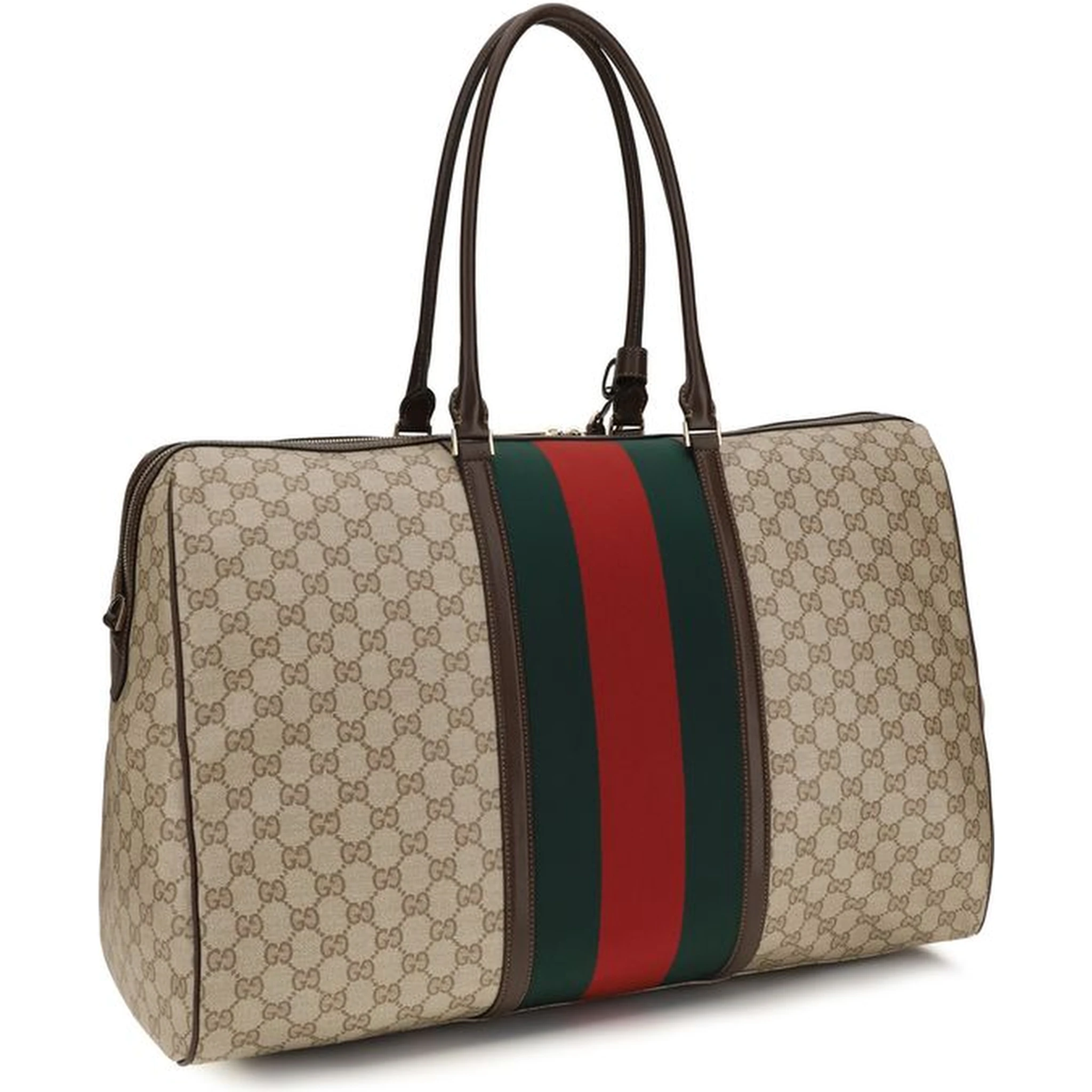 Beige Cotton Shoulder Bag