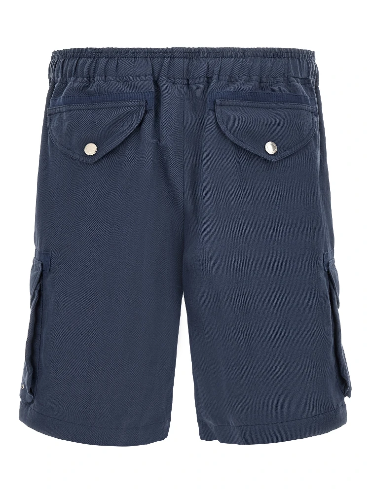 Blue Linen Bermuda Shorts alternative