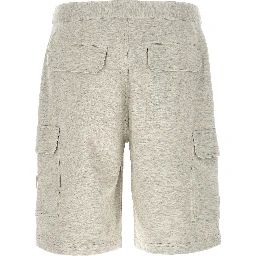 Gray Cotton Bermuda Shorts