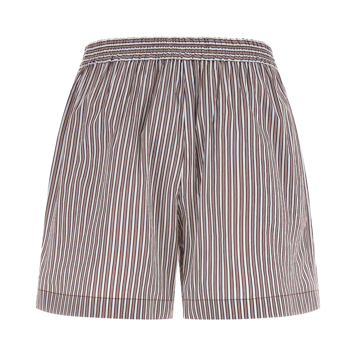 Bordeaux Cotton Bermuda Shorts