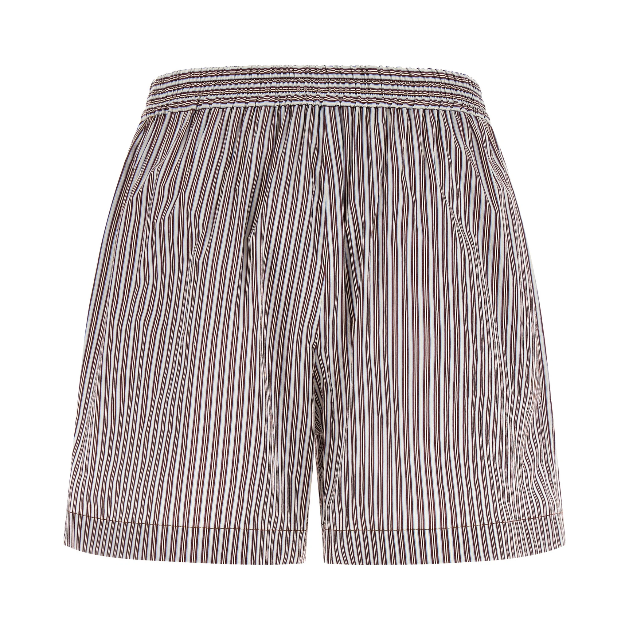 Bordeaux Cotton Bermuda Shorts