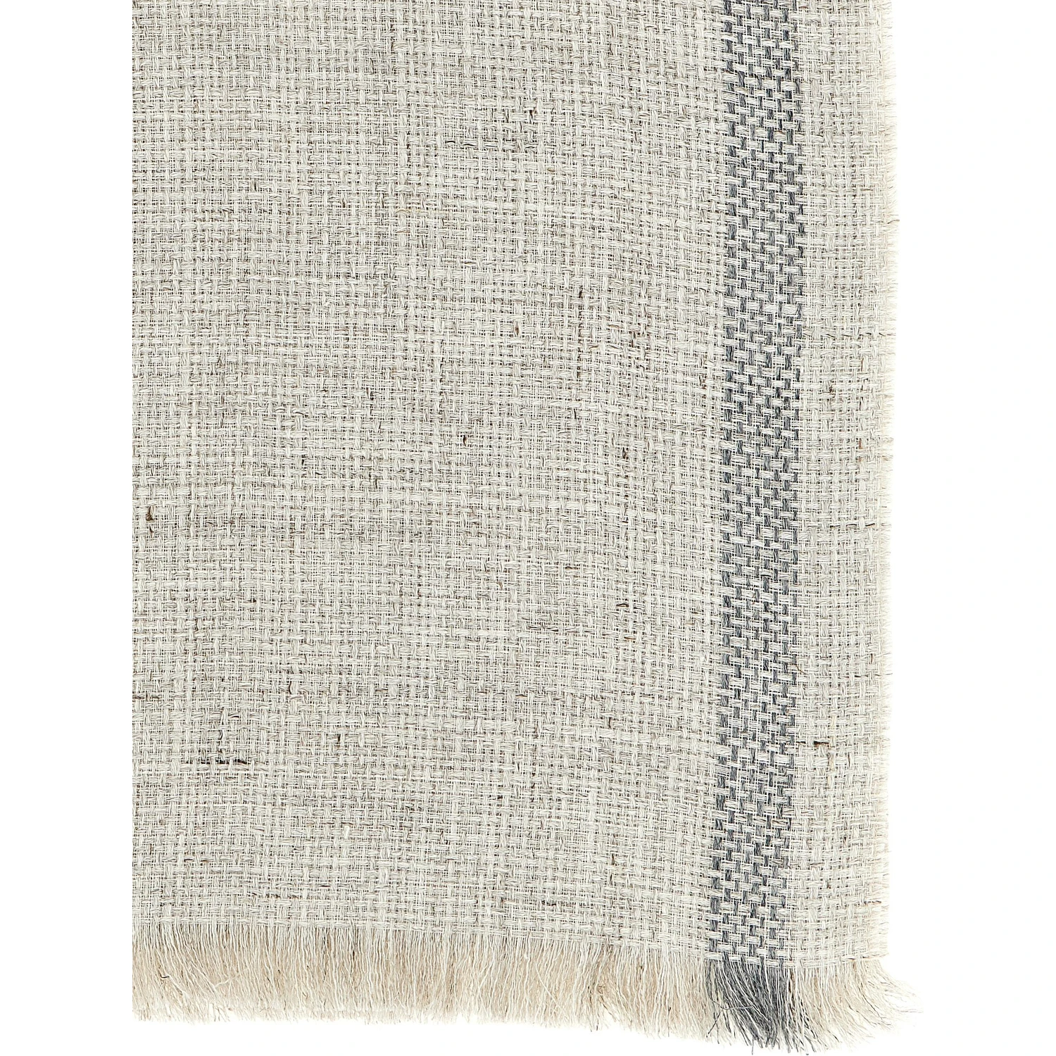 Gray Linen Scarf