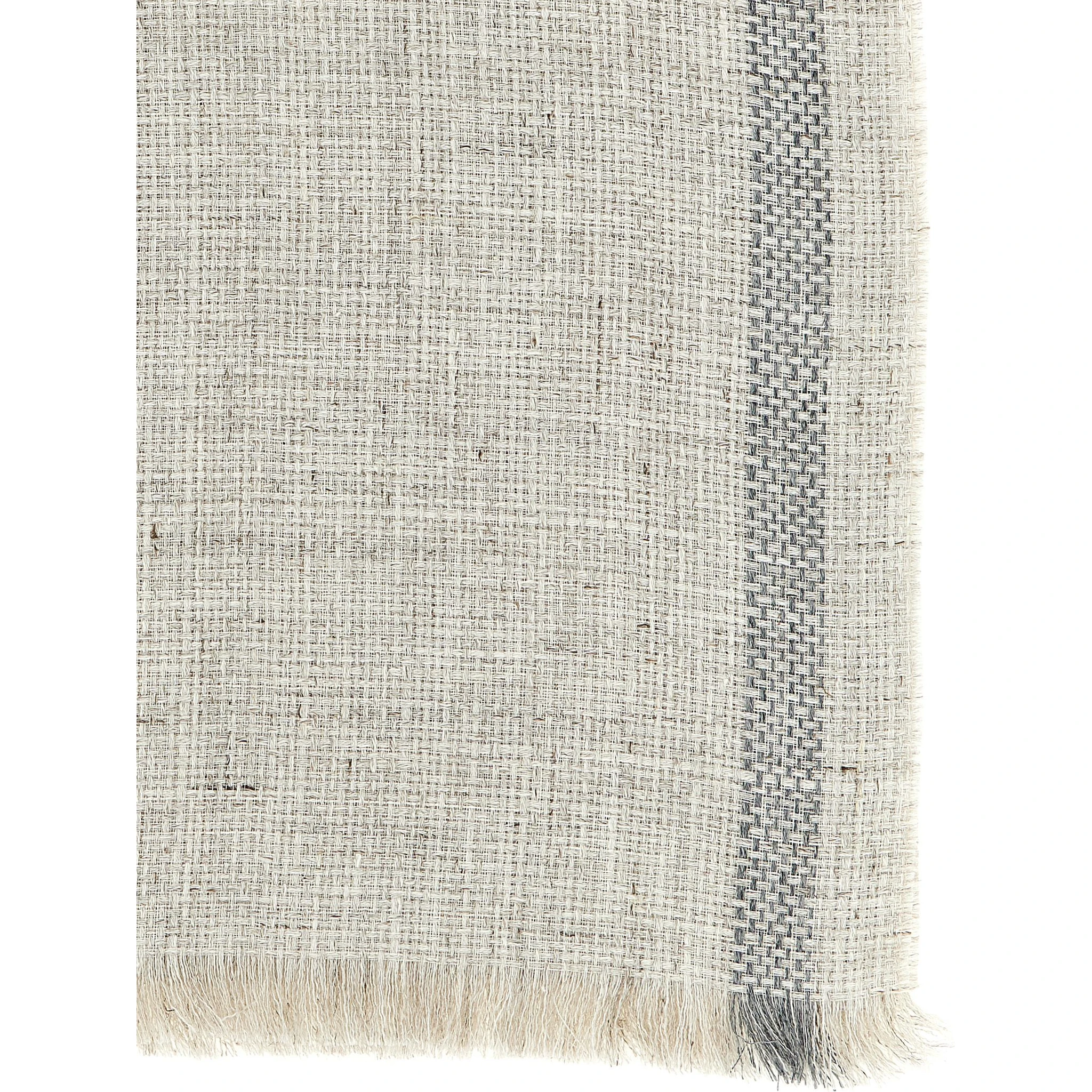 Gray Linen Scarf
