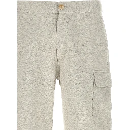 Gray Cotton Bermuda Shorts