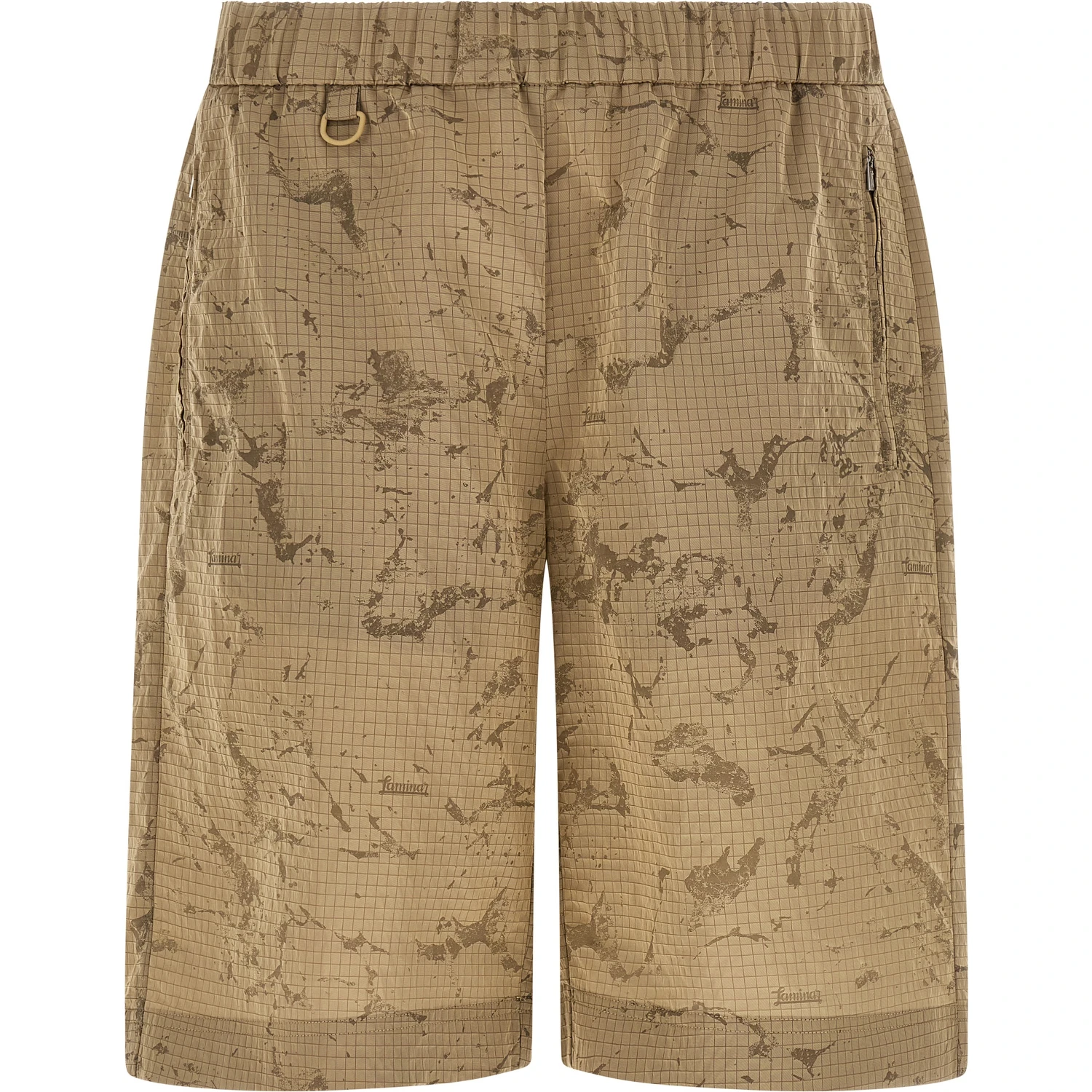 Beige Polyamide Bermuda Shorts