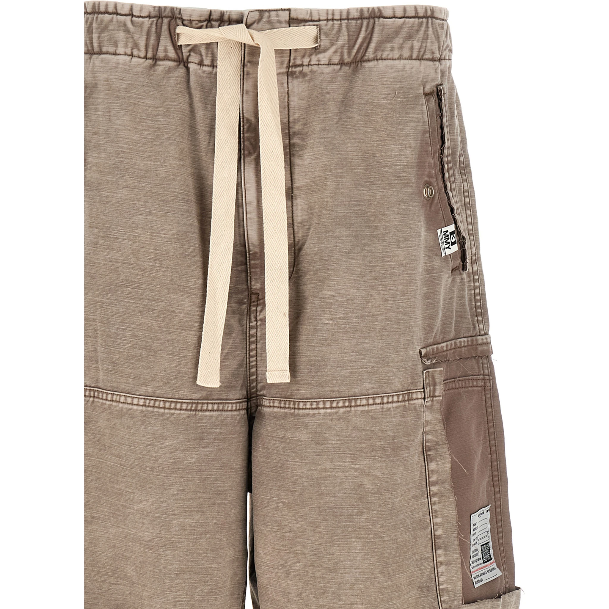 Gray Cotton Bermuda Shorts