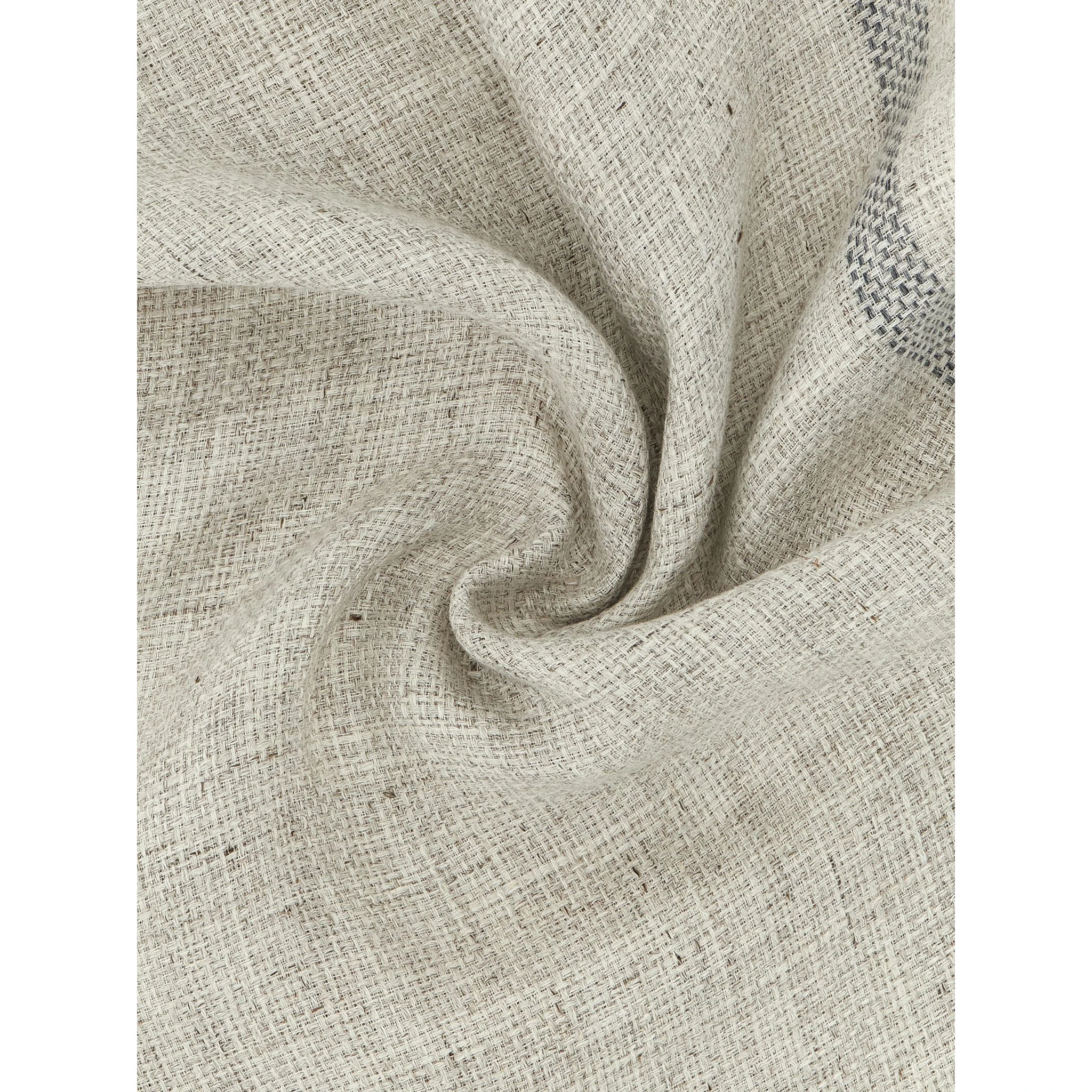Gray Linen Scarf