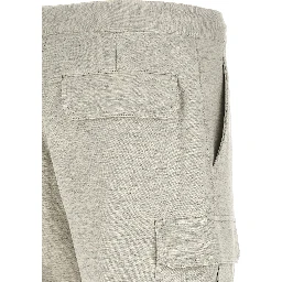 Gray Cotton Bermuda Shorts