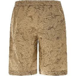Beige Polyamide Bermuda Shorts