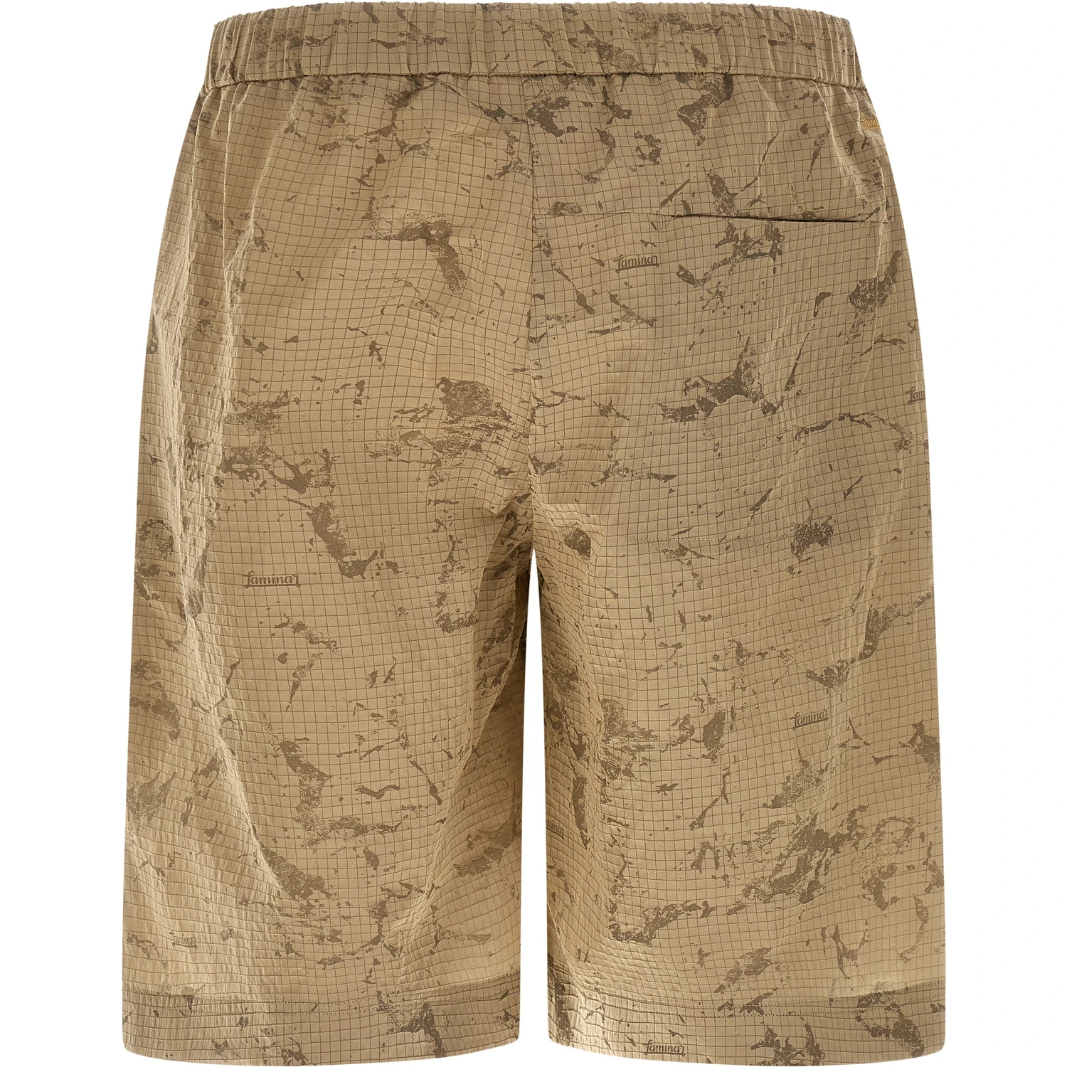 Beige Polyamide Bermuda Shorts