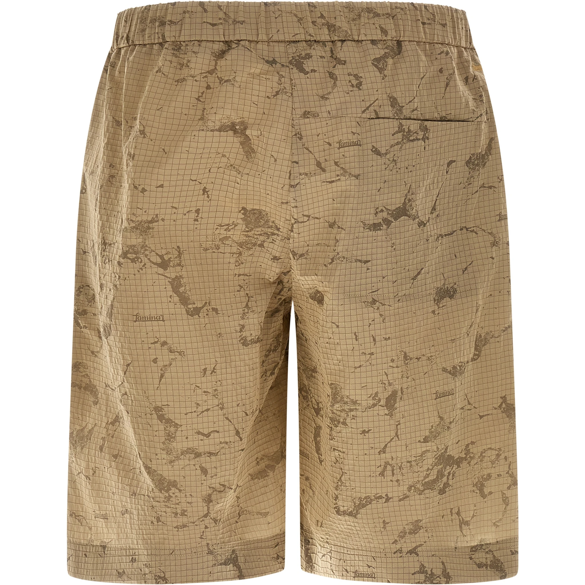 Beige Polyamide Bermuda Shorts