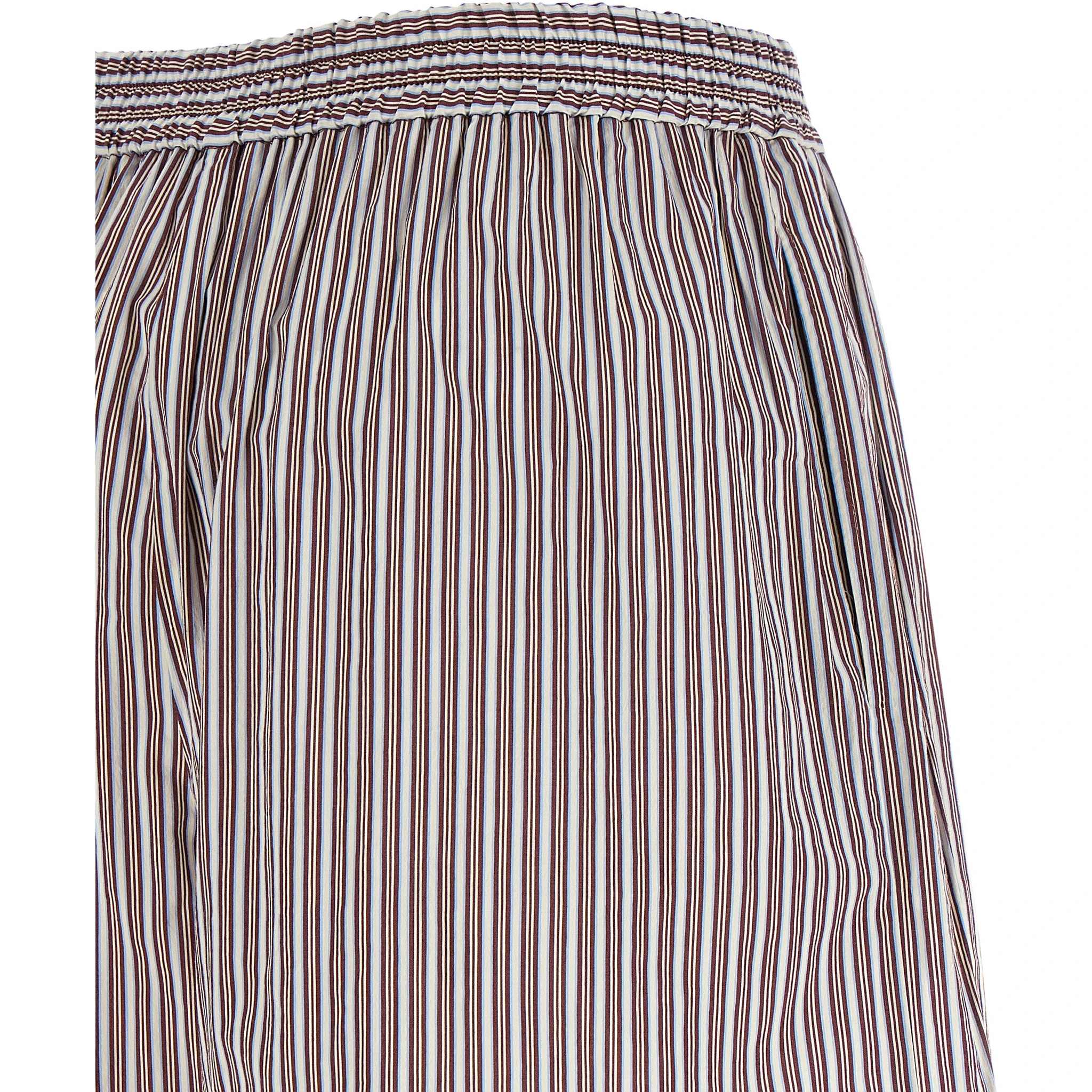 Bordeaux Cotton Bermuda Shorts