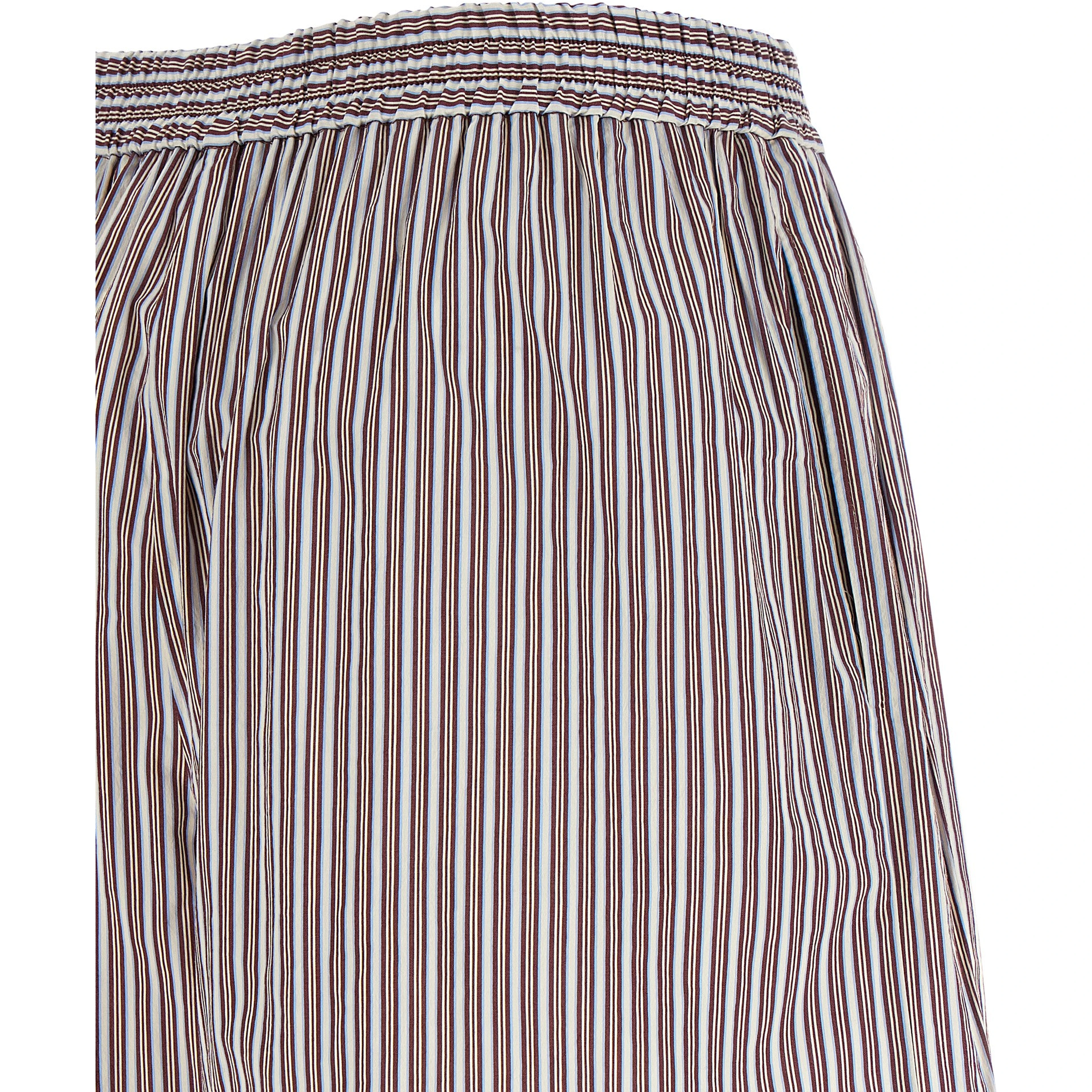 Bordeaux Cotton Bermuda Shorts