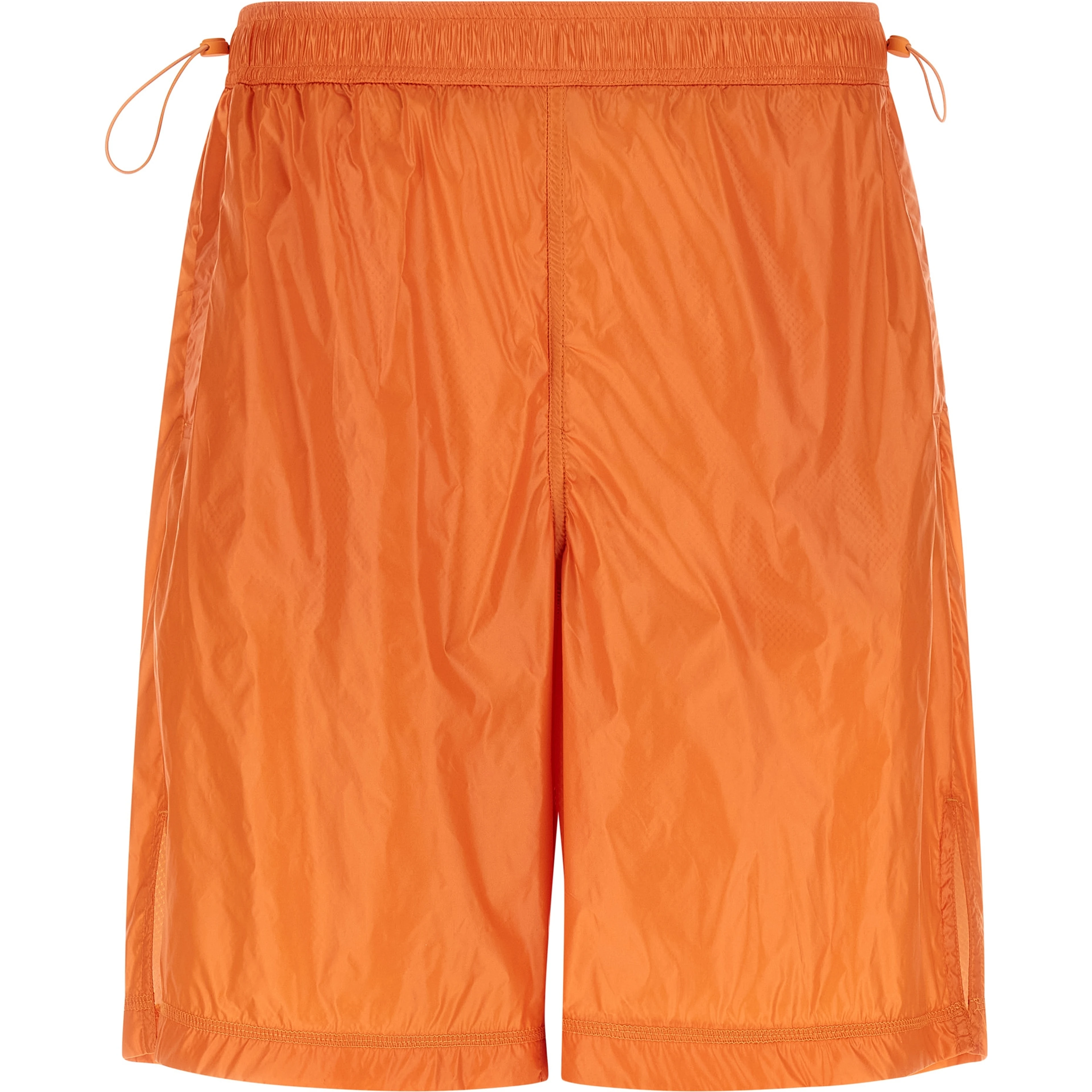 Orange Polyamide Bermuda Shorts