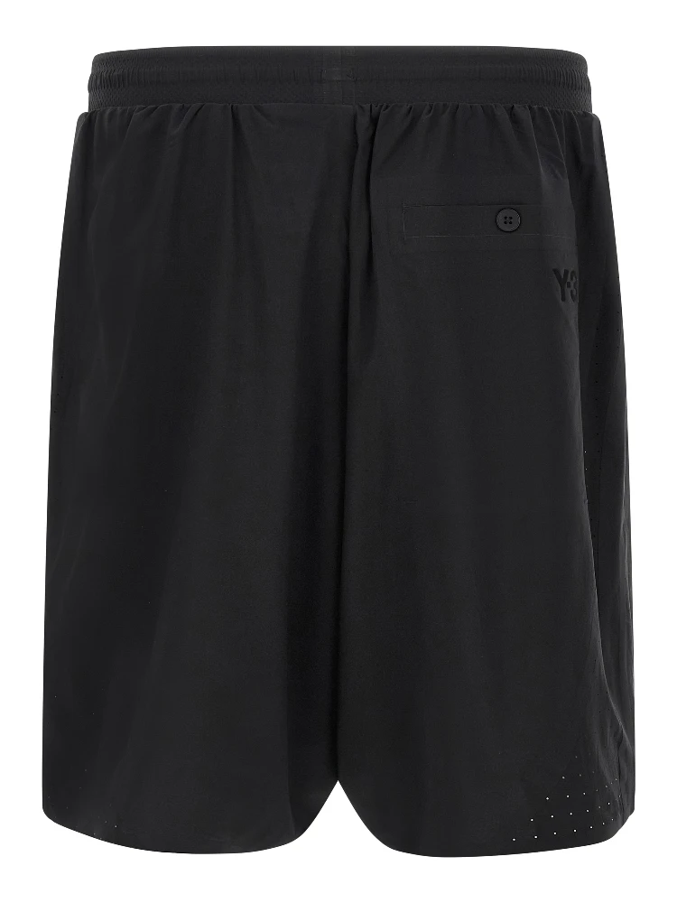 Black Polyester Bermuda Shorts alternative
