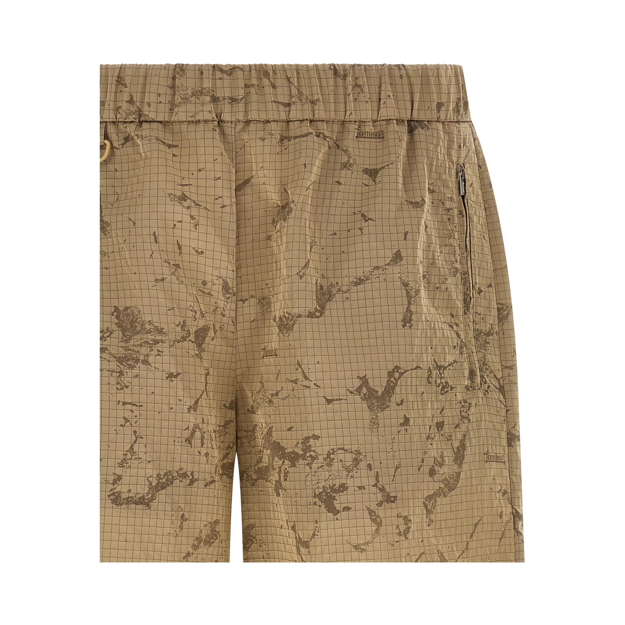 Beige Polyamide Bermuda Shorts