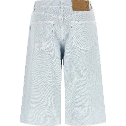 شورت برمودا قطني أزرق