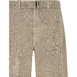 Gray Cotton Bermuda Shorts