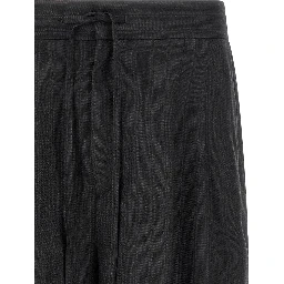 Black Virgin Wool Bermuda Shorts
