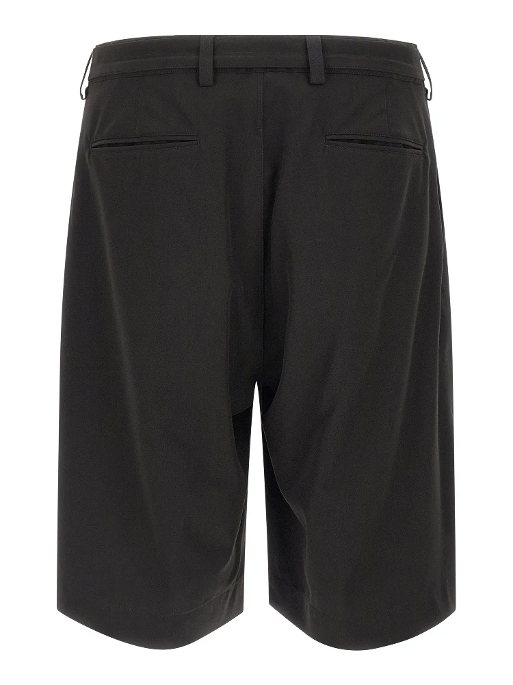 Black Polyester Bermuda Shorts alternative