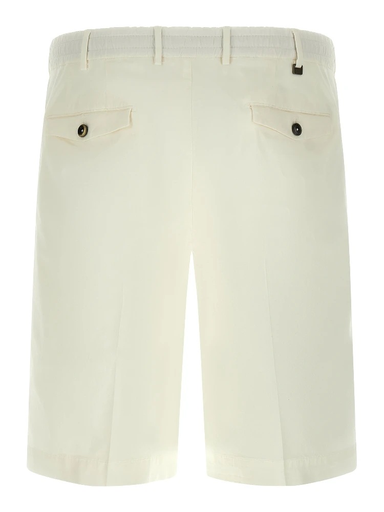 White Cotton Bermuda Shorts alternative