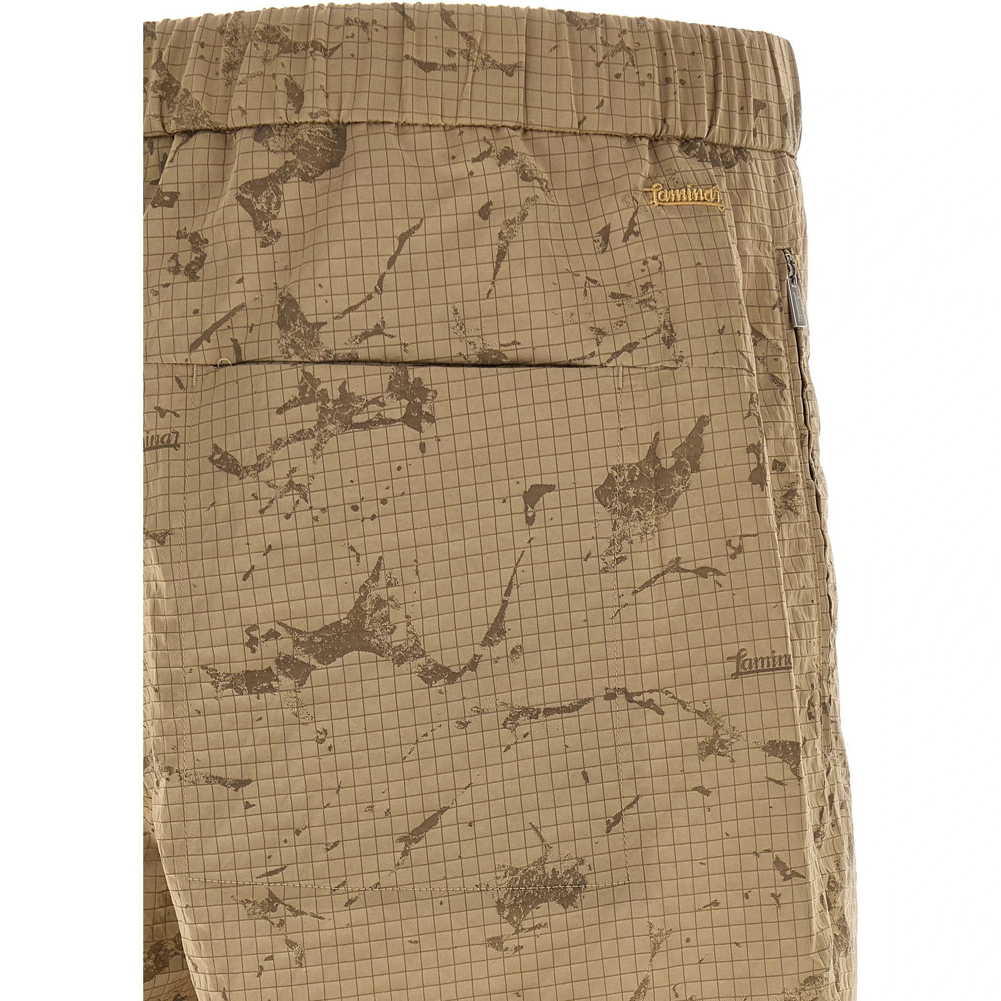Beige Polyamide Bermuda Shorts