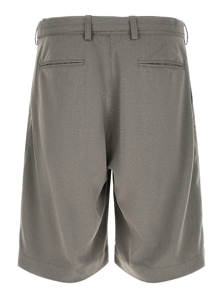 Gray Polyester Bermuda Shorts alternative