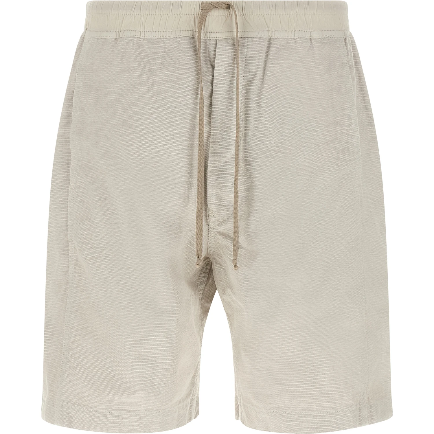 Beige Cotton Bermuda Shorts