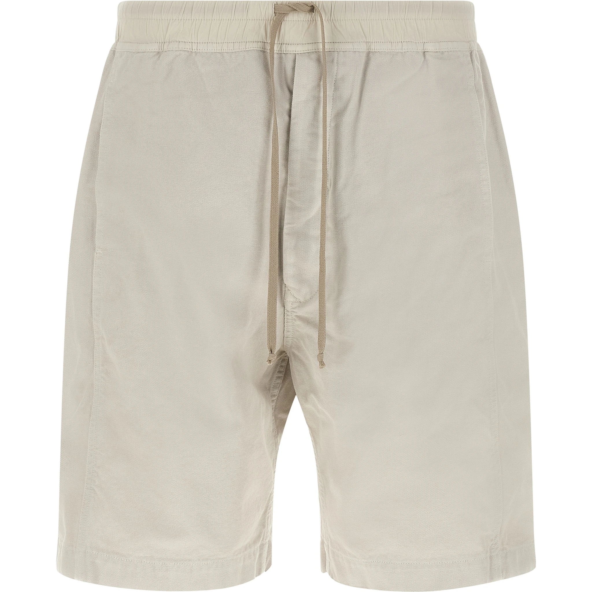 Beige Cotton Bermuda Shorts