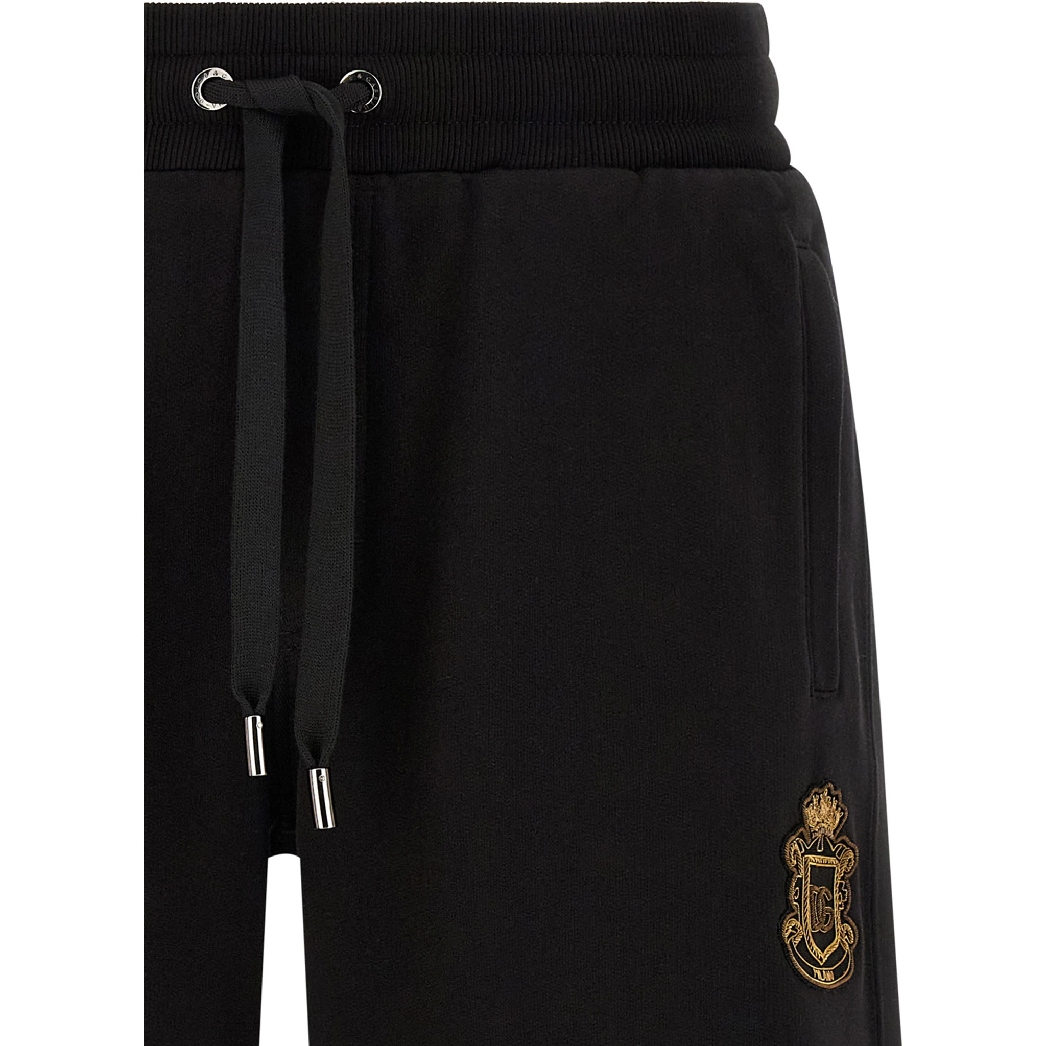 Black Cotton Bermuda Shorts