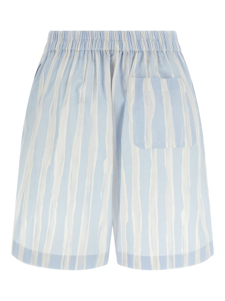 Blue Linen Bermuda Shorts alternative