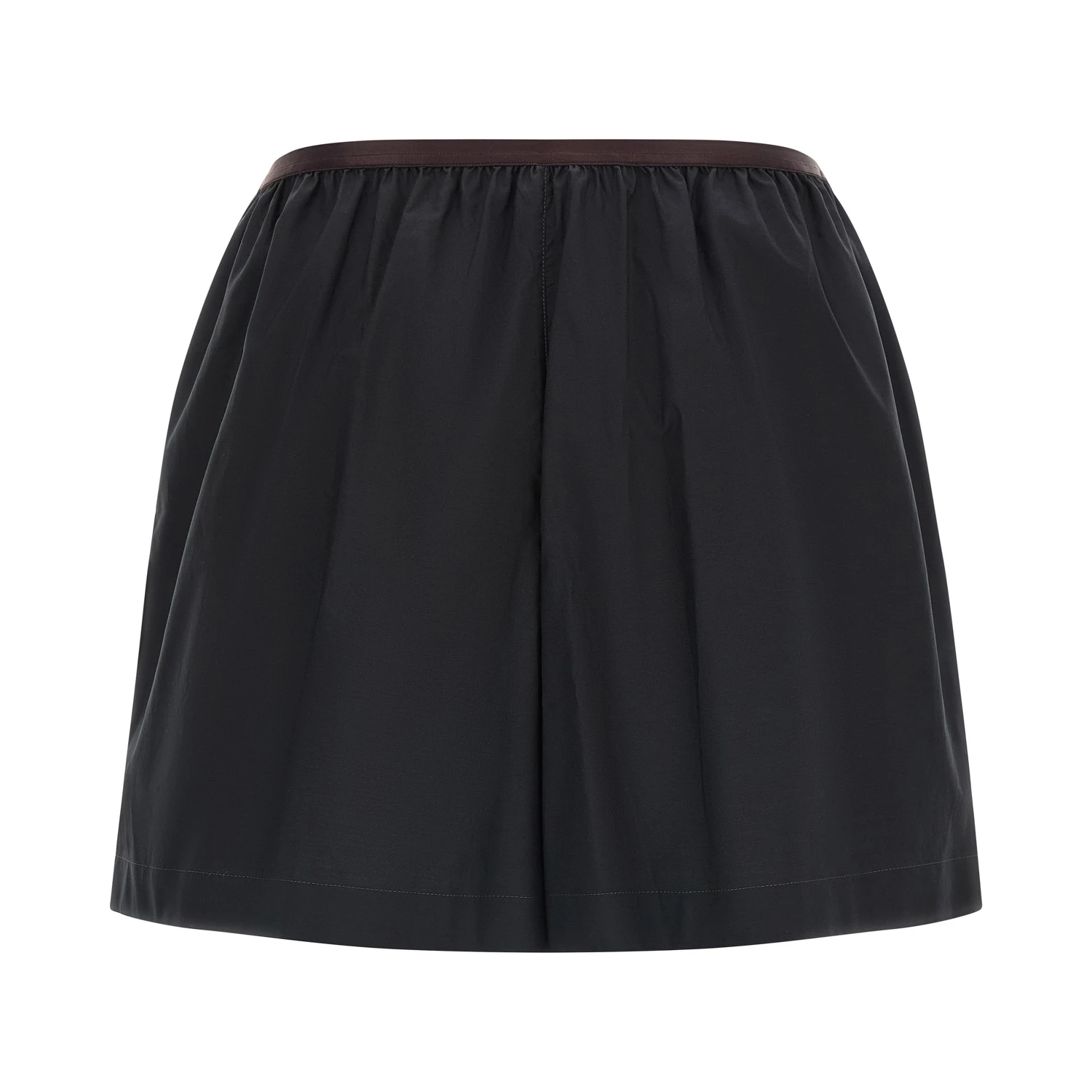 Gray Cotton Bermuda Shorts