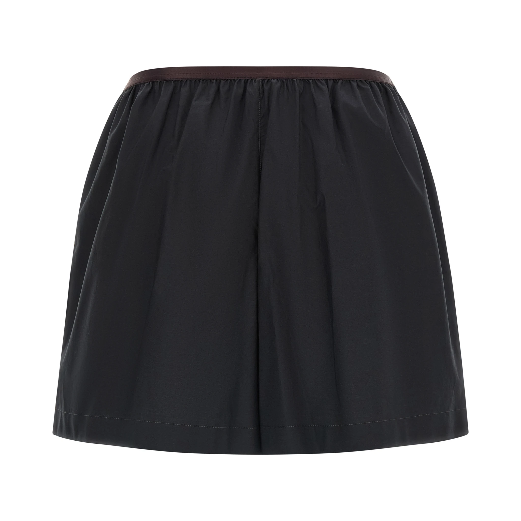 Gray Cotton Bermuda Shorts